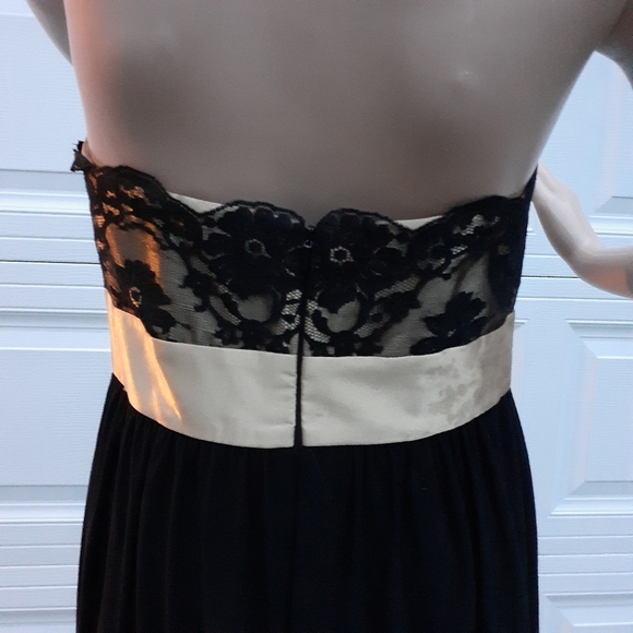 Jessica McClintock junior black/gold party dress - Picture 4 of 5